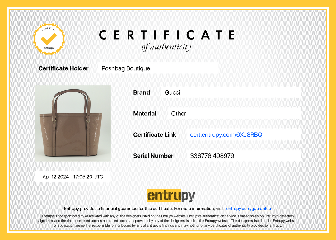Nice Microguccissima Patent Leather Bag