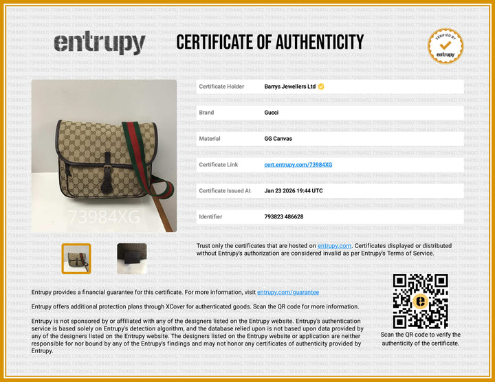 Kids Monogram GG Messenger Canvas Bag