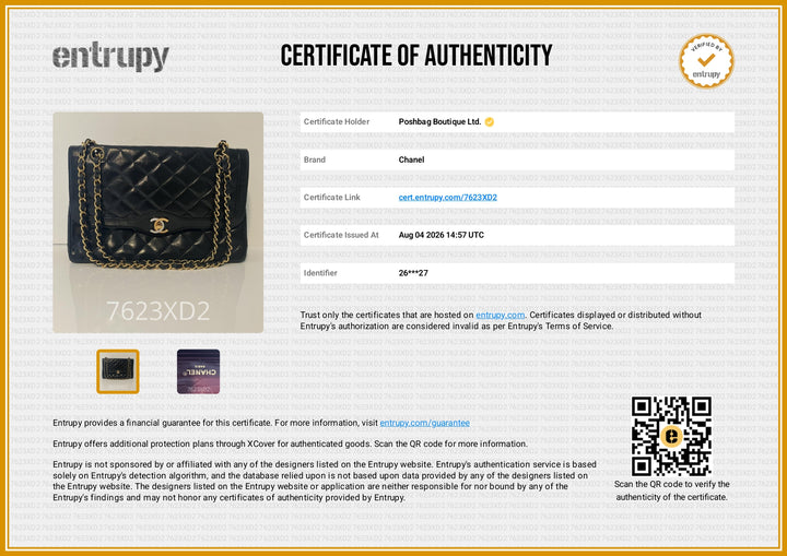 Paris Limited Edition Double Flap Lambskin Chain Bag