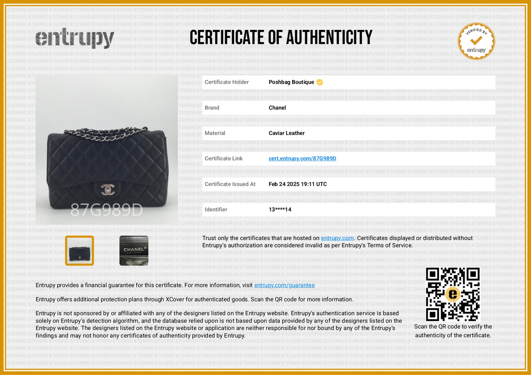 Jumbo Quilted Caviar Classic Flap Bag