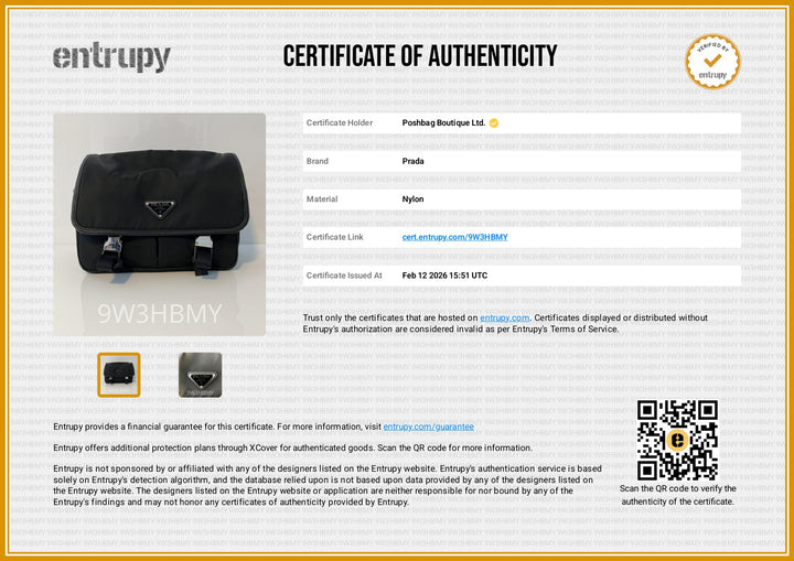 Re-Nylon and Saffiano Leather Shoulder Bag