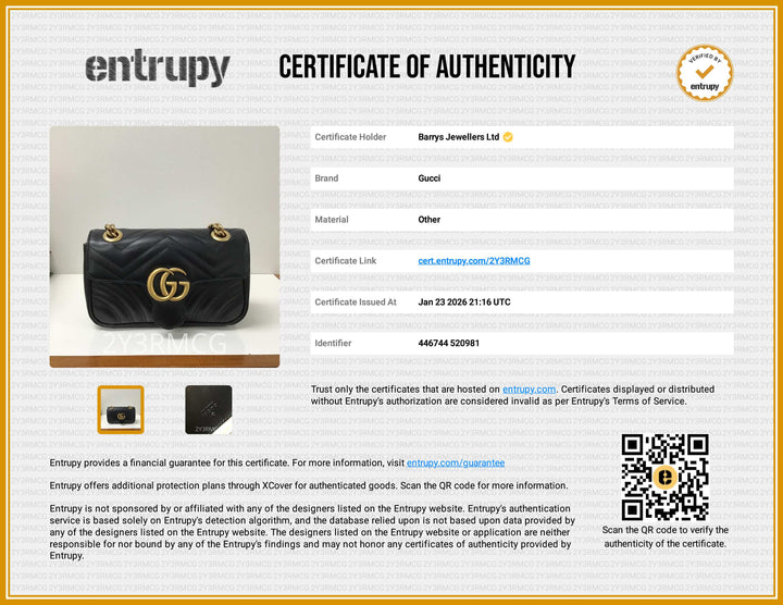 Marmont Black Leather Bag