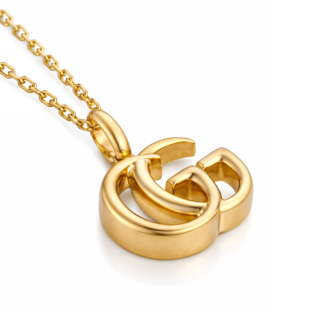 18kt GG Gucci Pendant & Chain