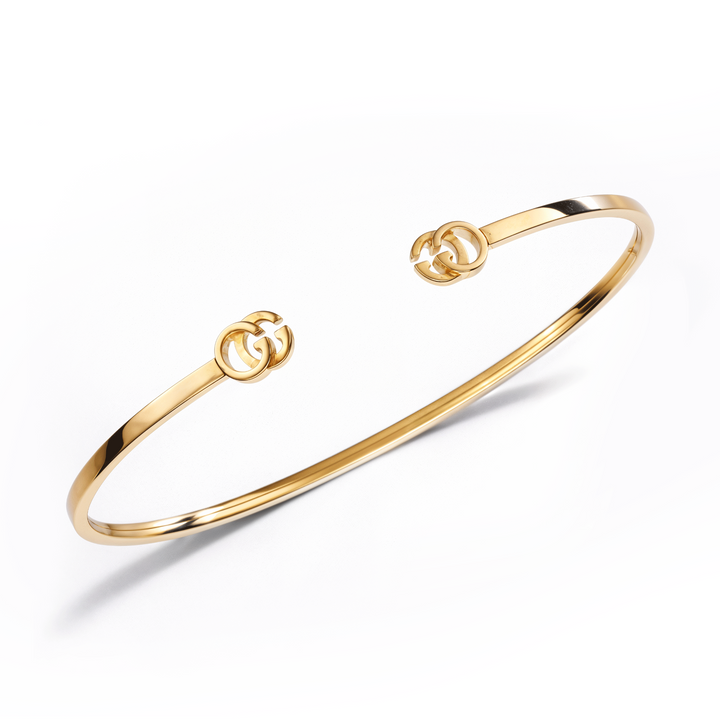 18kt Yellow Gold GG Gold Bangle