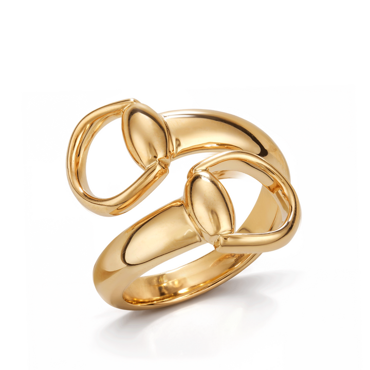 Gucci Horsebit 18kt Yellow Gold Ring