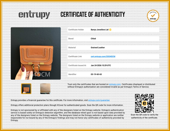 Marcie Tri-Fold Tan Leather Wallet