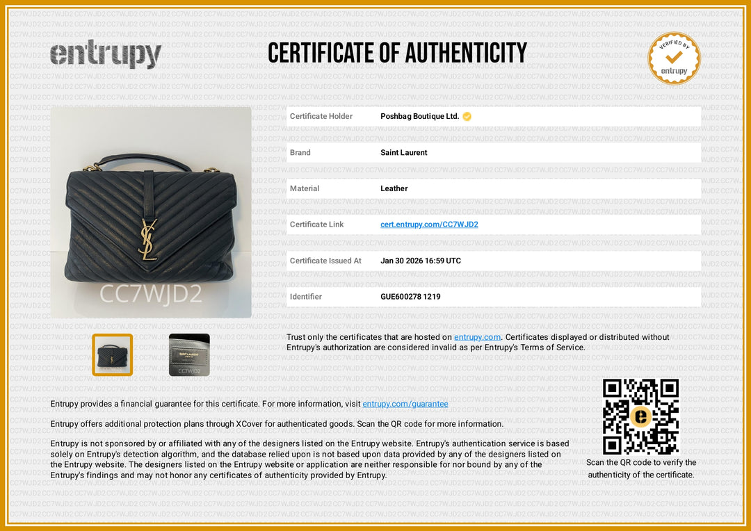 Classic Collège Large Metalassé Calfskin Leather Bag