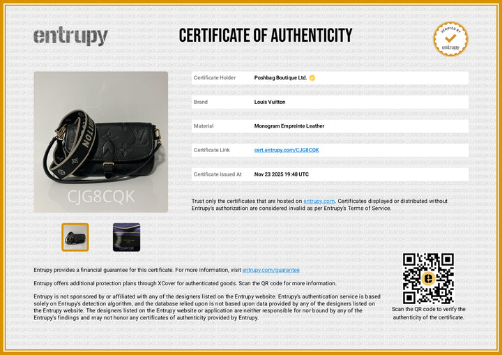 Diane Monogram Empreinte Leather Bag