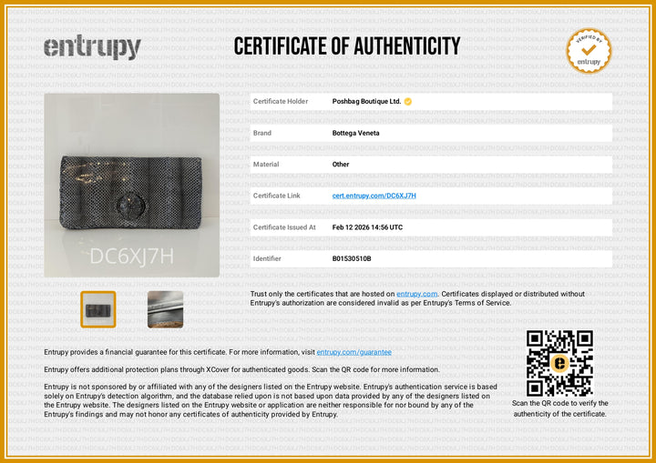 Bottega Veneta Intrecciato Exotic Leather Twist Lock Flap Clutch