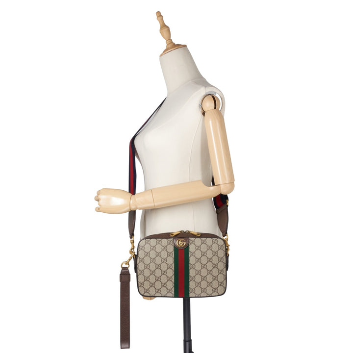 Ophidia GG Supreme Canvas Crossbody Bag