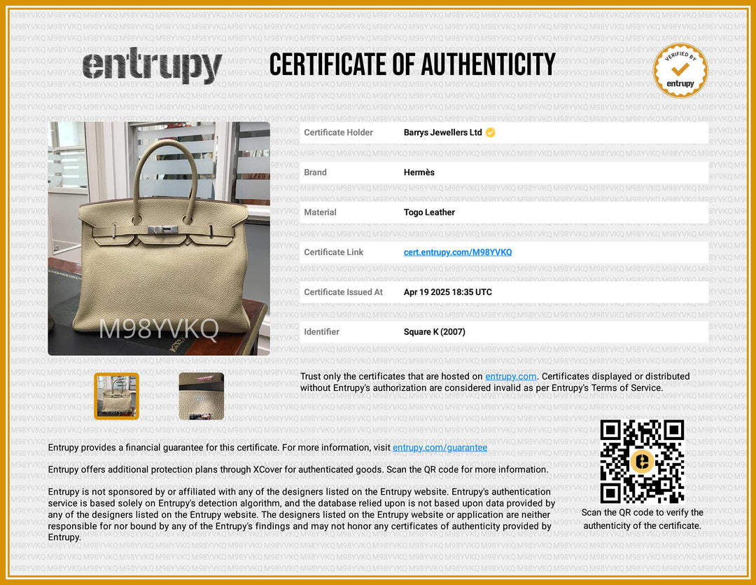 Birkin 35 Parchemin Togo Handbag