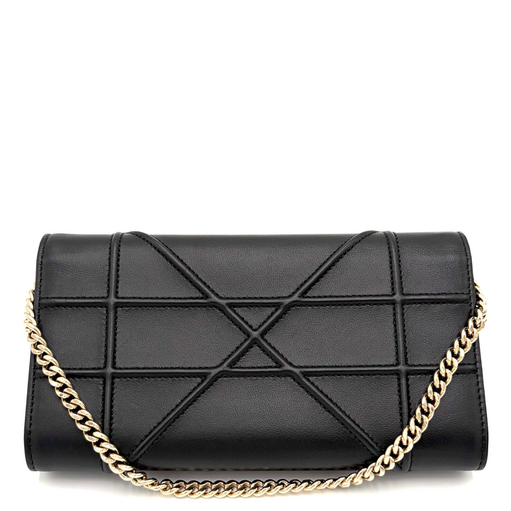 Diorama Grained Calfskin Wallet on Chain