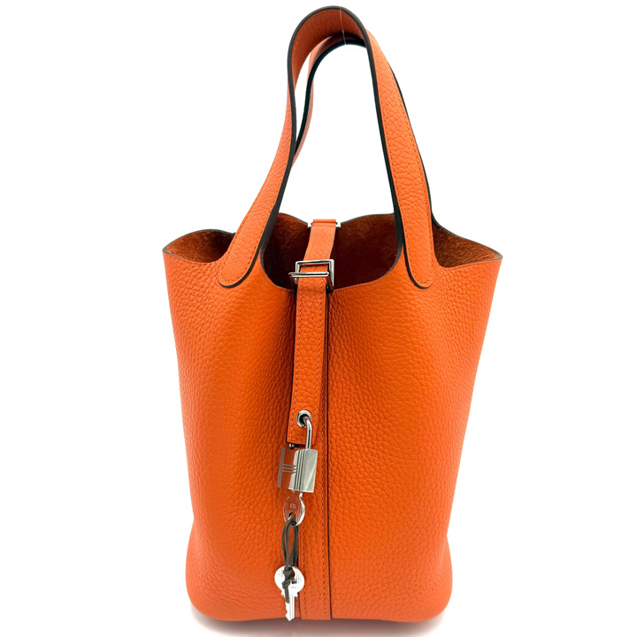 Picotin 18 Clemence Leather Bag