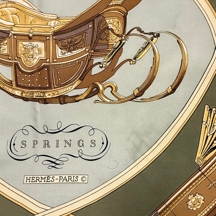 Springs Silk Scarf by Philippe Ledoux