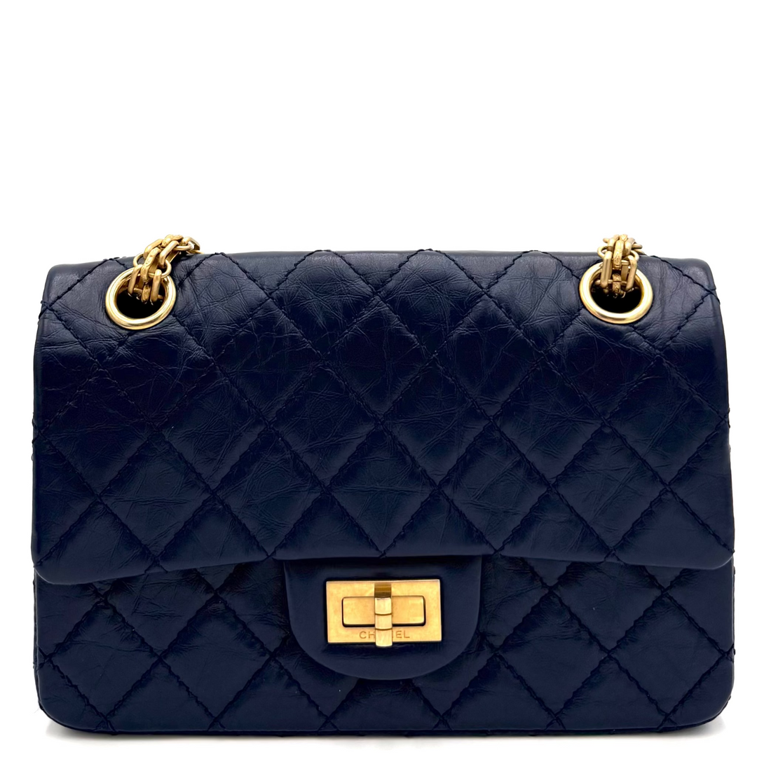 2.55 Reissue Mini Aged Calfskin Quilted Leather Bag