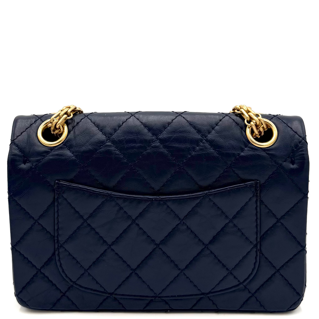 2.55 Reissue Mini Aged Calfskin Quilted Leather Bag