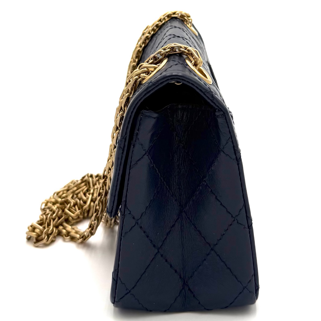 2.55 Reissue Mini Aged Calfskin Quilted Leather Bag