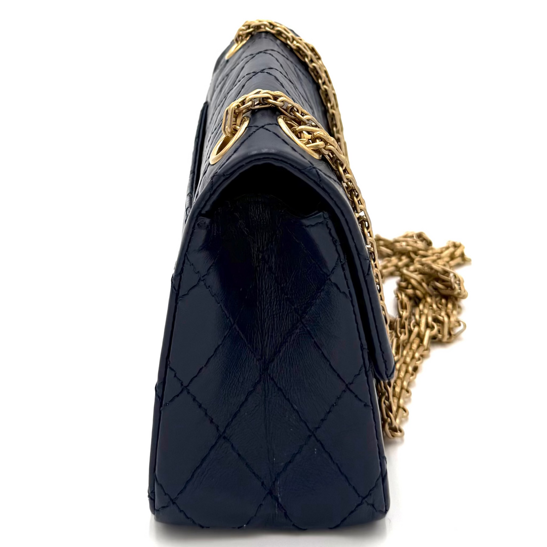 2.55 Reissue Mini Aged Calfskin Quilted Leather Bag