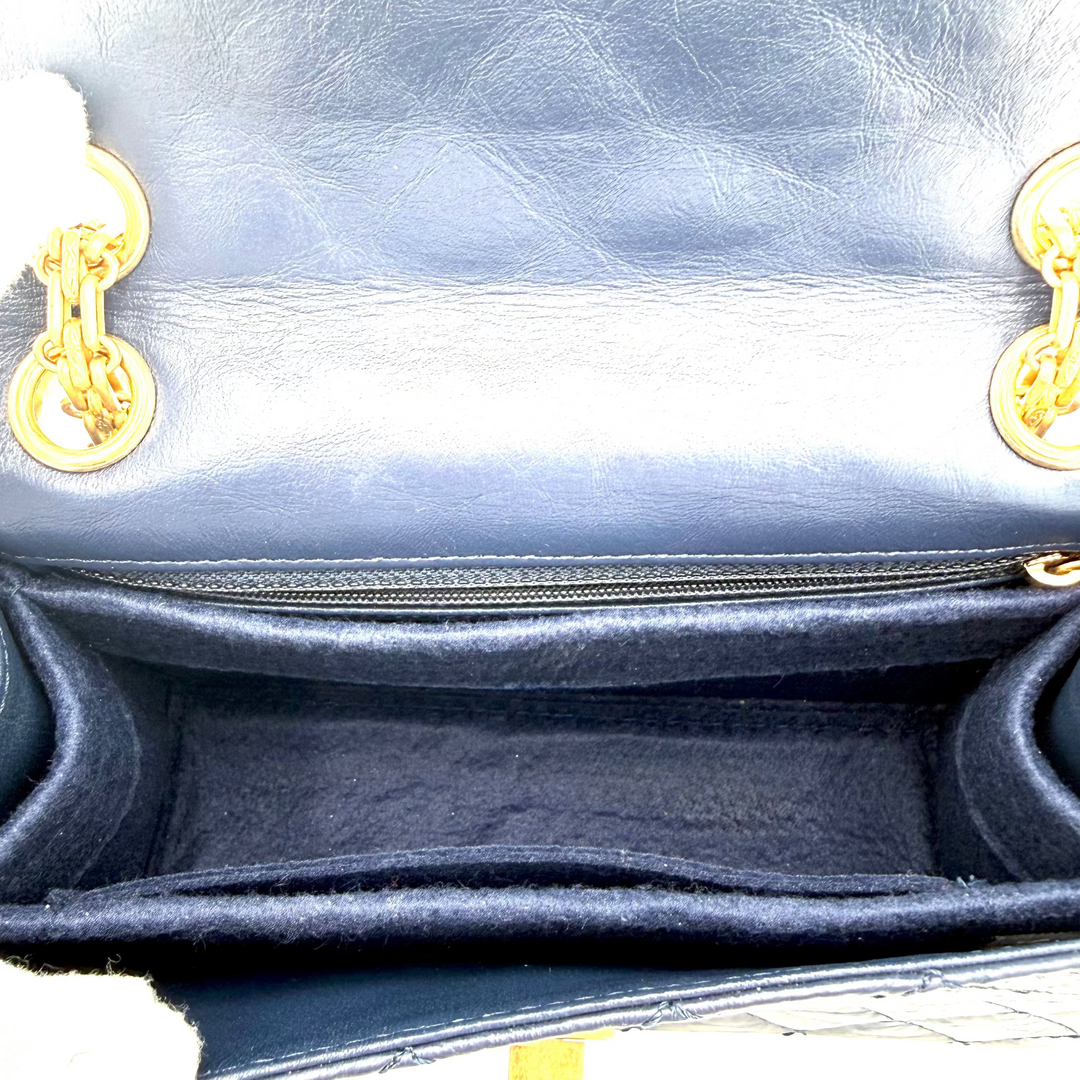 2.55 Reissue Mini Aged Calfskin Quilted Leather Bag