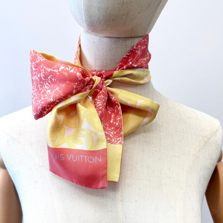 Tropical Flower Silk Bandeau