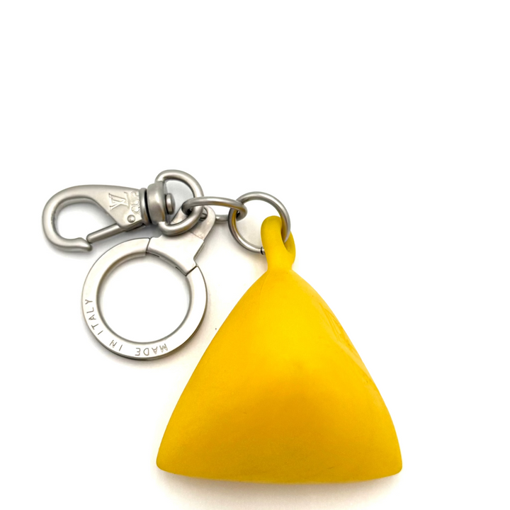 Yellow America's Cup Keychain Bag Charm