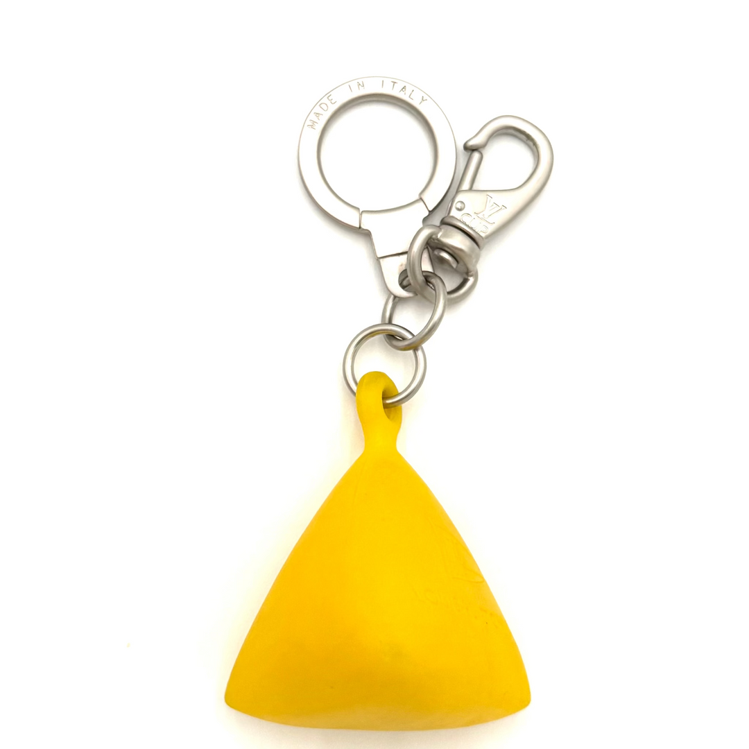 Yellow America's Cup Keychain Bag Charm