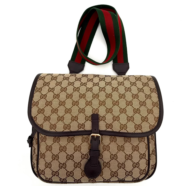 Kids Monogram GG Messenger Canvas Bag