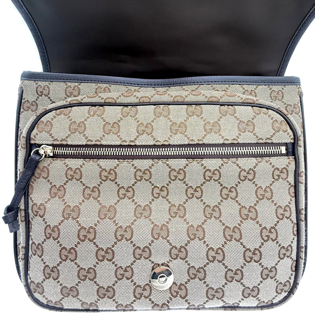 Kids Monogram GG Messenger Canvas Bag