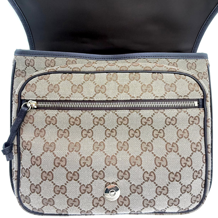 Kids Monogram GG Messenger Canvas Bag