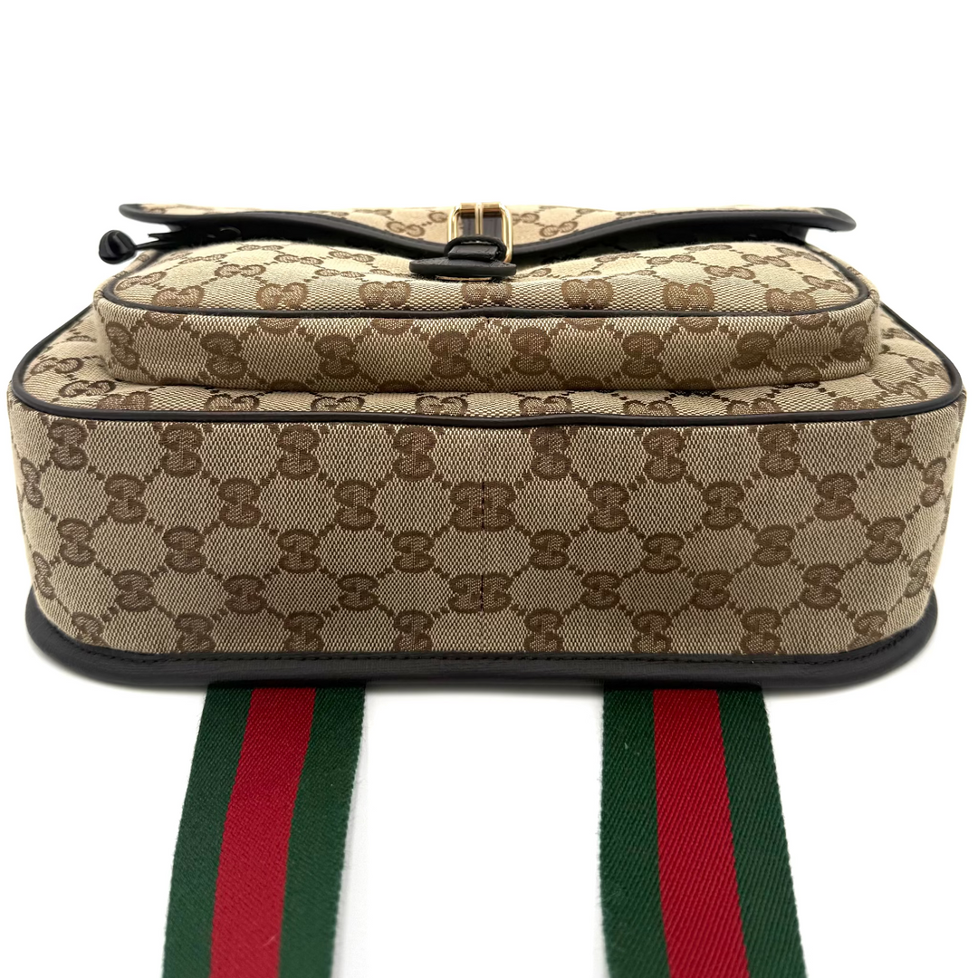 Kids Monogram GG Messenger Canvas Bag