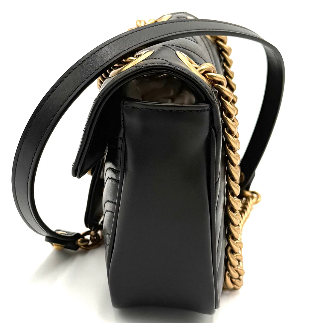 Marmont Black Leather Bag