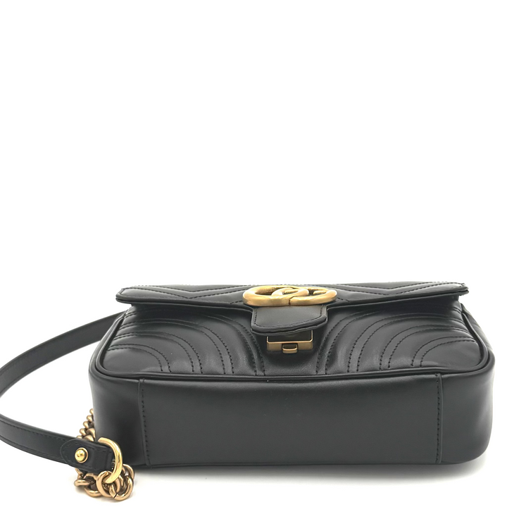 Marmont Black Leather Bag