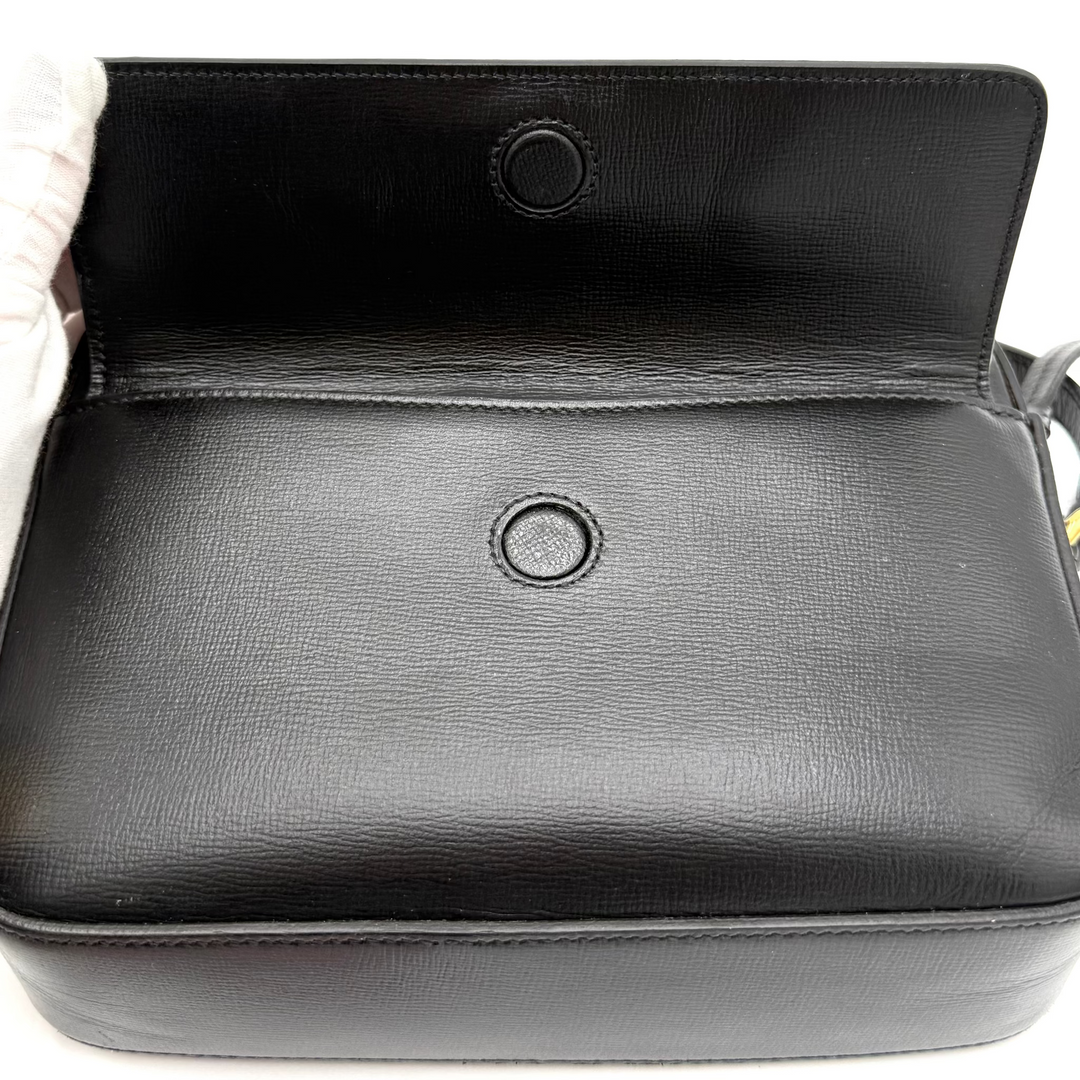 Horsebit 1955 Small Textured Calfskin Leather Shoulder Bag