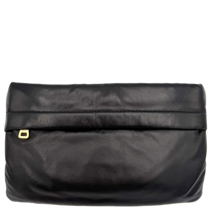Nappa Bomber Nero Clutch Bag