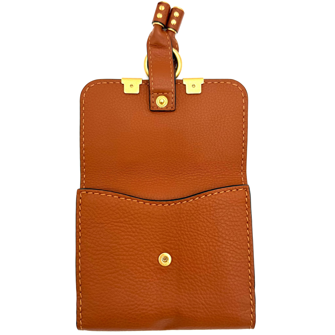 Marcie Tri-Fold Tan Leather Wallet