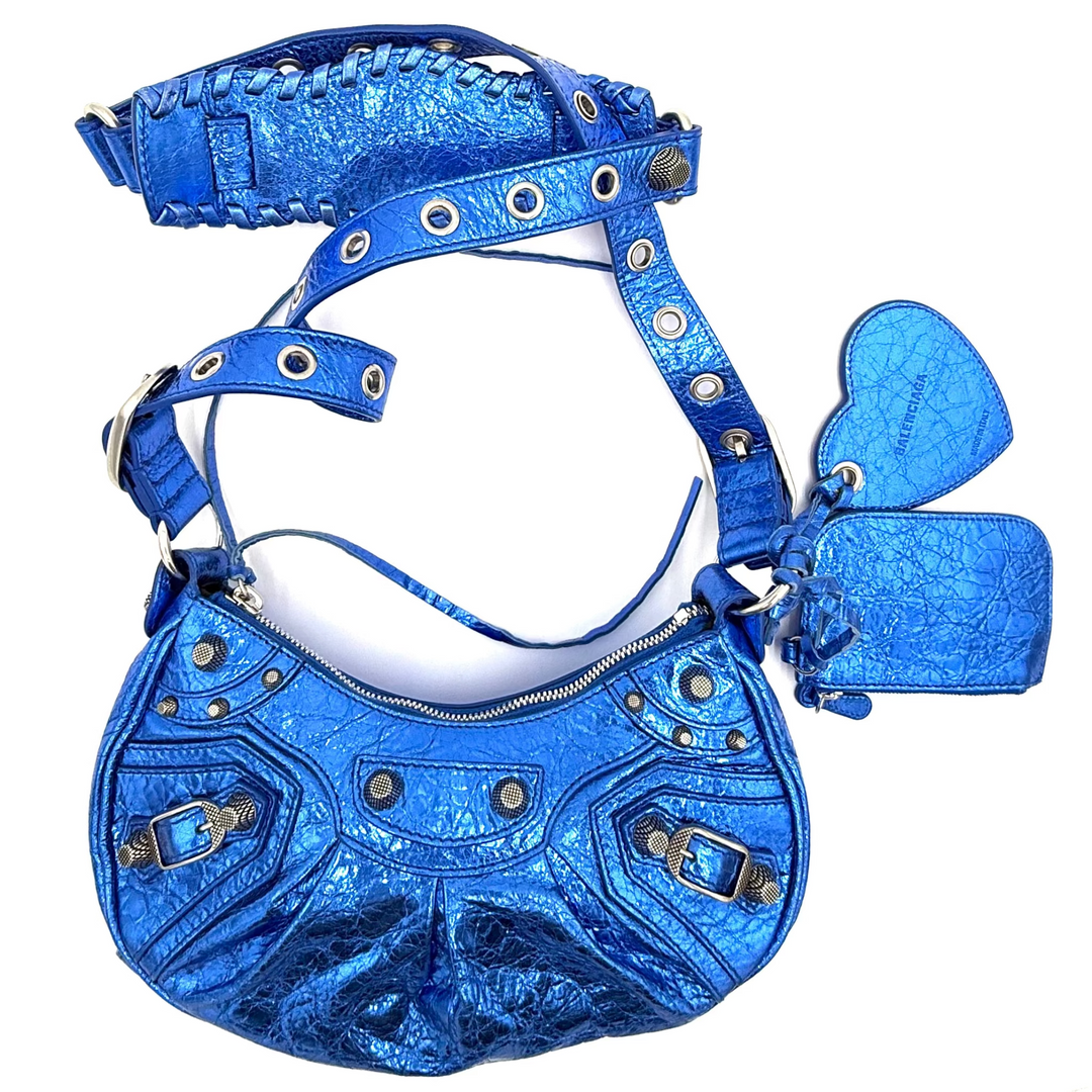 Le Cagole XS Lambskin Leather Shoulder Bag