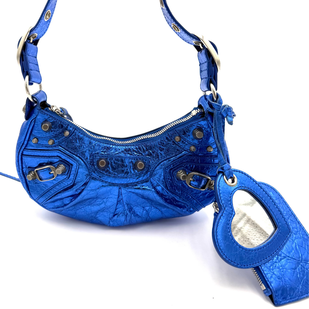 Le Cagole XS Lambskin Leather Shoulder Bag