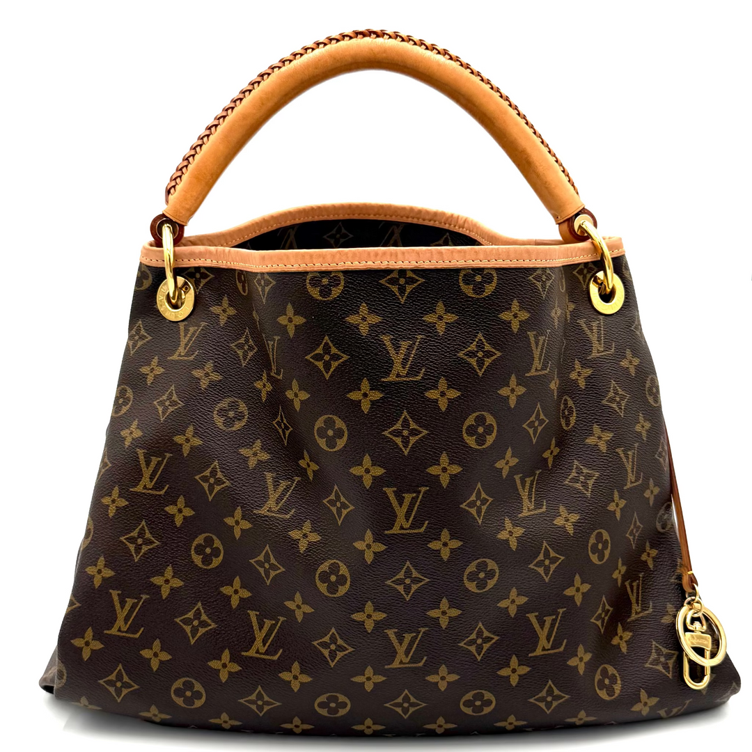 Monogram Canvas Artsy MM Shoulder Bag