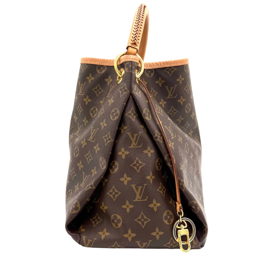 Monogram Canvas Artsy MM Shoulder Bag
