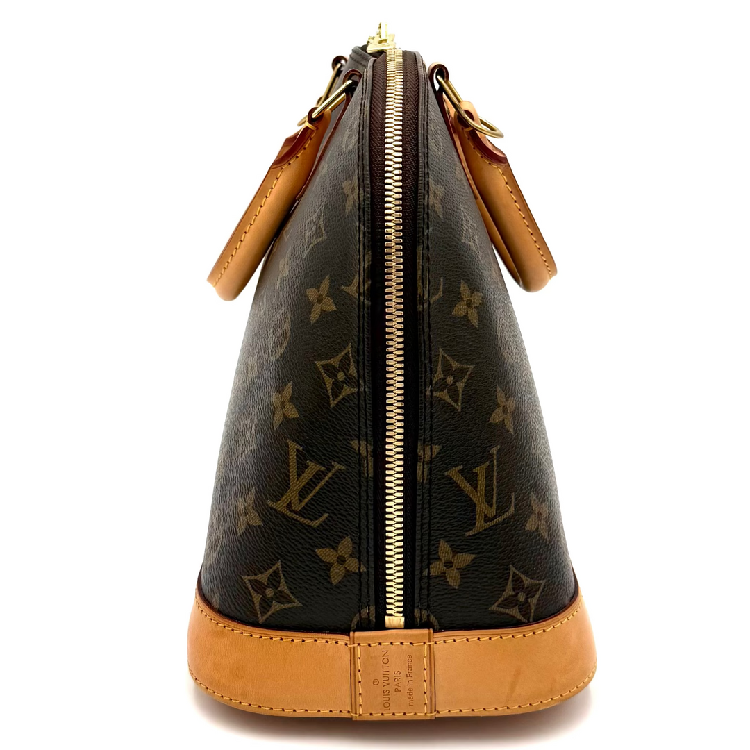Monogram Canvas Alma MM Handbag
