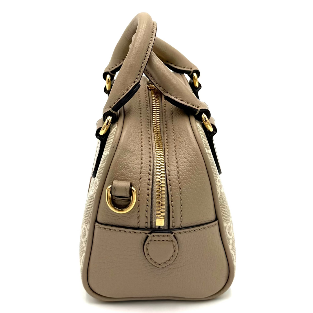 Ophidia Mini Top Handle Bowler Bag