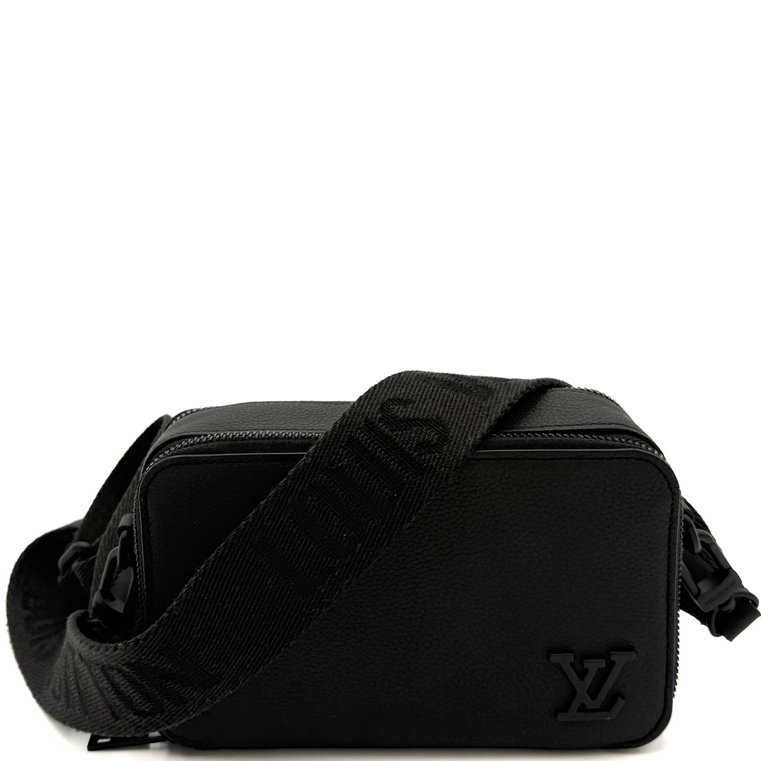 Mens Alpha Wearable Wallet Black on Black