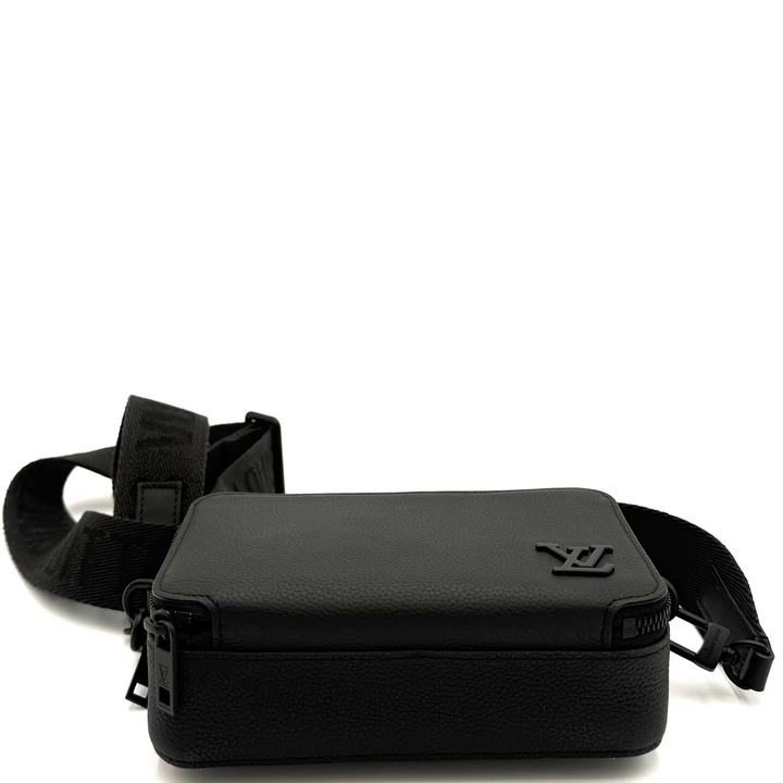 Mens Alpha Wearable Wallet Black on Black