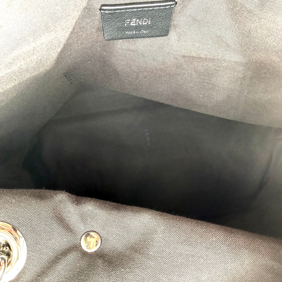 Back to School Leather Backpack with Vitello Dolce Plexiglas Studded Strap