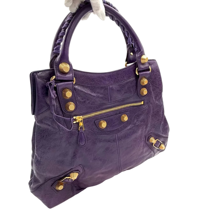 Giant 21 Agneau Leather Brief Bag