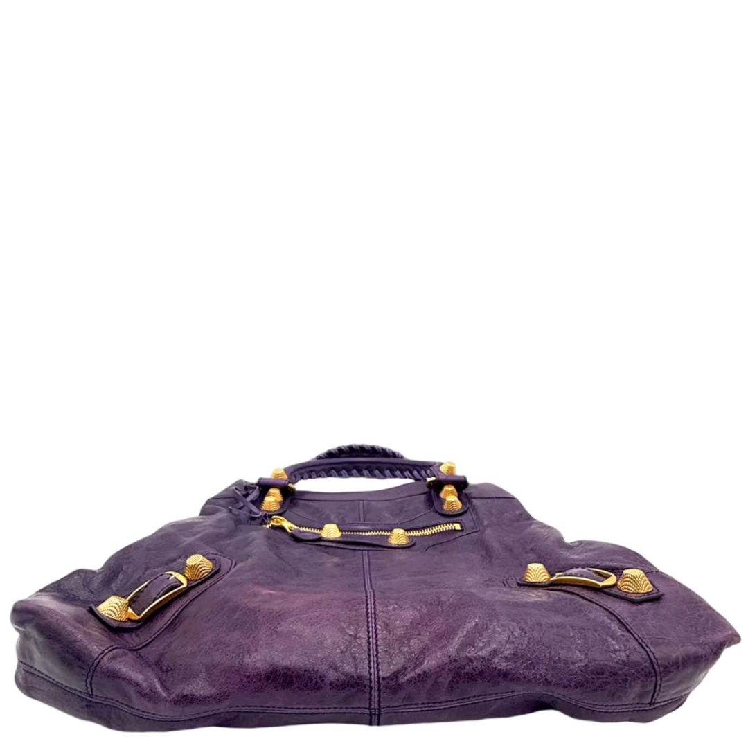 Giant 21 Agneau Leather Brief Bag