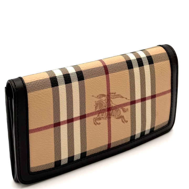 Burberry Haymarket Check Flap Wallet