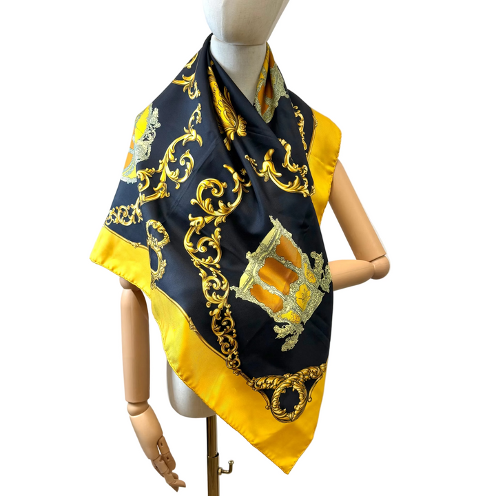 Carrosses d'Or Silk Scarf by Vladimir Rybaltchenko