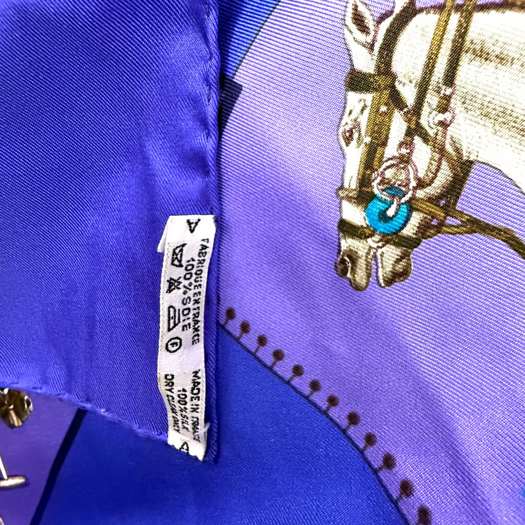 Le Monde du Polo Silk Scarf by Chantal de Crissey