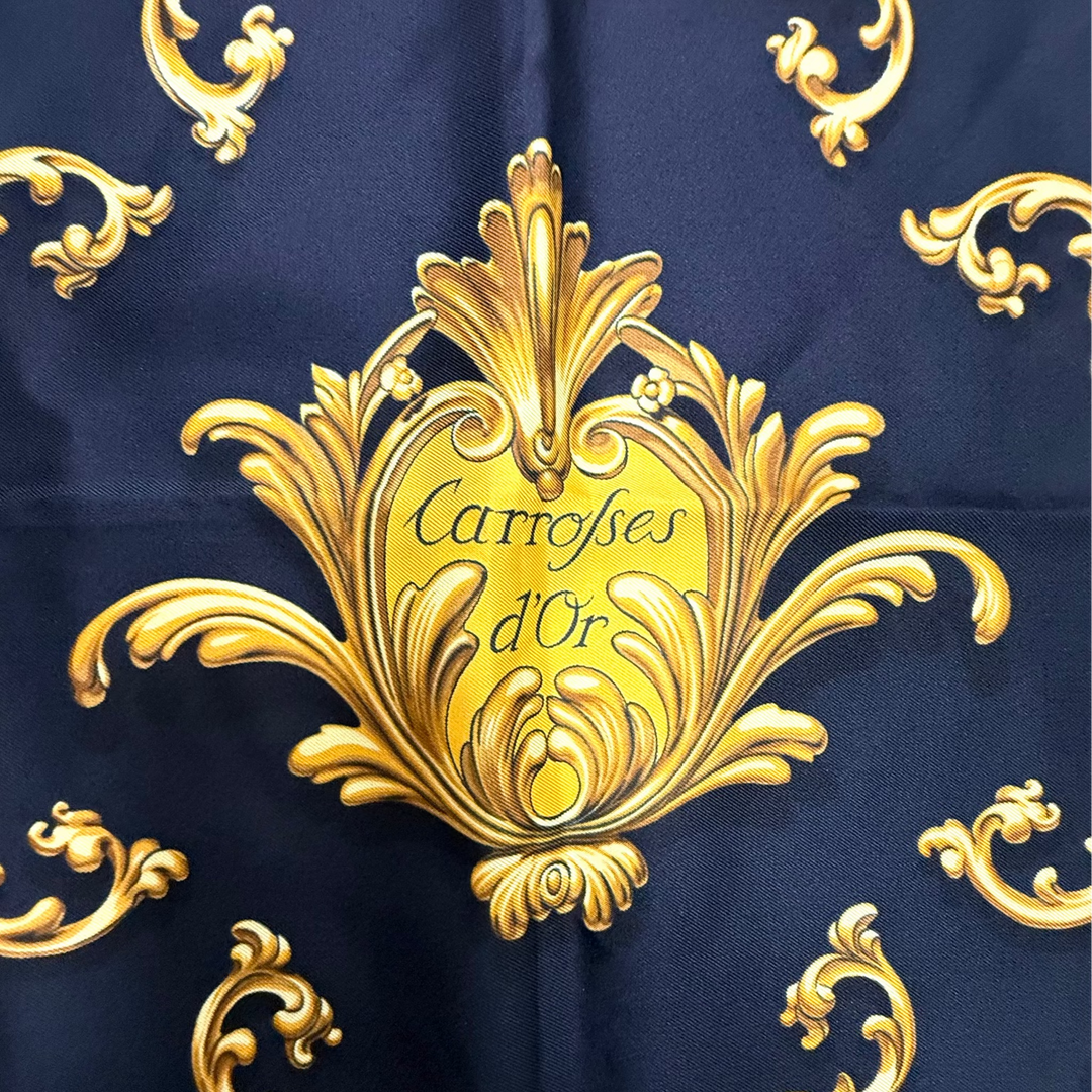 Carrosses d'Or Silk Scarf by Vladimir Rybaltchenko
